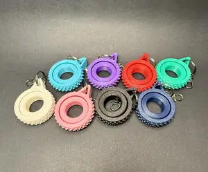 Gyro Spinner Keychain | 3D Printed Fidget | Stress Relief | ADHD | Pain Stimming