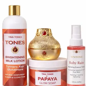 TINA TONER:  TONES body restoration SKIN LUX MOISTURIZING BODY .FACE . TONER  and  papaya soap Skincare Aloe Hydrate Aloe Vera