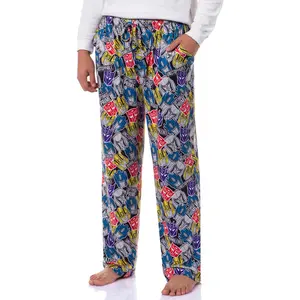 Transformers Men's Tossed Print Autobots Adult Sleep Lounge Pajama Pants