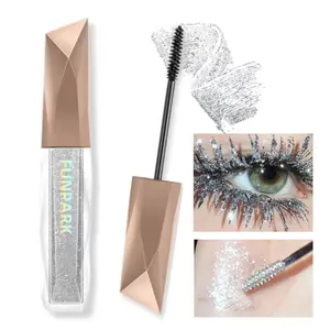Glitter Mascara, 1 Count Waterproof Long Lasting Beauty Mascara, Professional Eye Enhancement Makeup Products for Women & Girls
