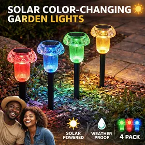 Cozy-Pavilion solar-powered atmosphere light [10-second installation] - |RGB lighting effect| IP55 waterproof | solar-powered eco-friendly | wireless layout |, perfect for courtyard decoration, outdoor camping, festive atmosphere, and various other scenes