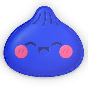 Blue dumpling pillow