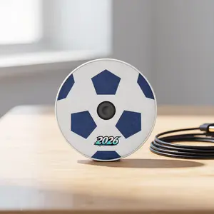 Soccer Under Pillow Bluetooth Speaker - Wireless Sleep Aid Audio for Private Listening, Bone Conduction No Ear Pain, Auto-Off Timer 40H Playtime Soundbox Gift