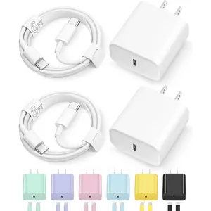 iPhone 17 16 15 Charger Fast Charging Type C Chargers USB C Charger Block iPhone 17 16 15 Air Pro Max Chargers with 6FT Cable for iPhone 17/17 Plus/17 Pro Max/16/16 Plus/16 Pro Max/15 Pro Max/iPad Pro