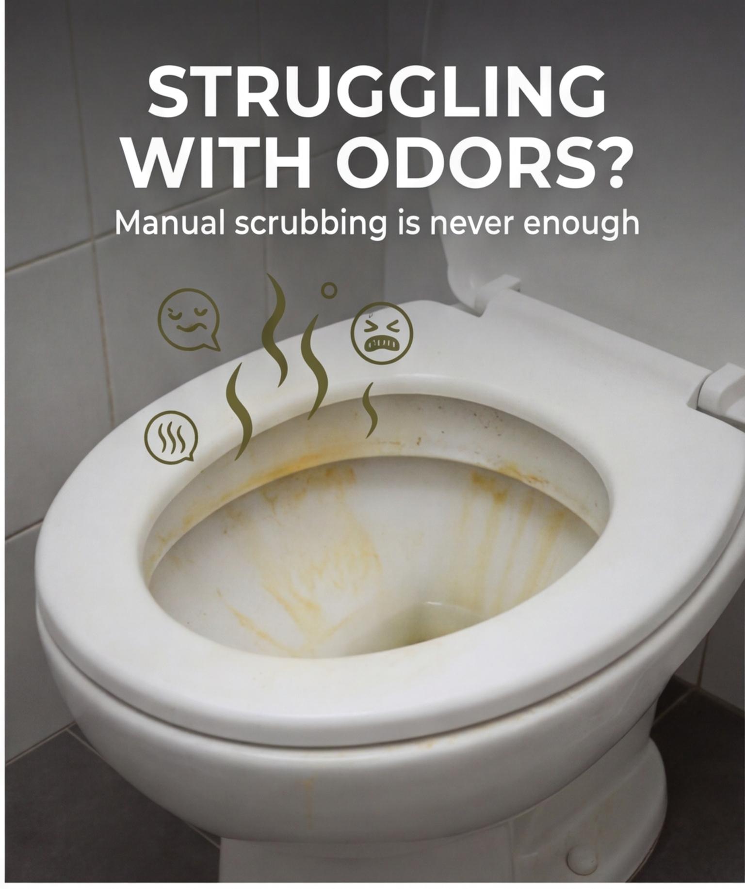 Smart toilet cleaning agent hanging ball/basket — odor removal, fragrance retention, bathroom sanitization