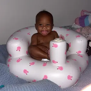 Inflatable Baby Chair, 1 Count Cute Cartoon Pattern Inflatable Baby Seat and Sofa Chair, Portable Toddler Chair Baby Furniture for Home #TOP PICKS