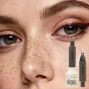 Waterproof Freckle Stamp Pen, Natural Freckle Makeup Effect, Easy to Use and Precise, Long-Lasting, Suitable for Beginners, All Skin Types, Cosmetic