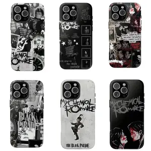 My Chemical Romance The Black Parade Emo Rock Band Album Music Fan Merch Art Trendy Tough Phone Case. Edgy Grunge Aesthetic Heavy Duty Shockproof Protective Smartphone Cover for iPhone 17 Pro Max 16 Air 15 14 13 12 11.