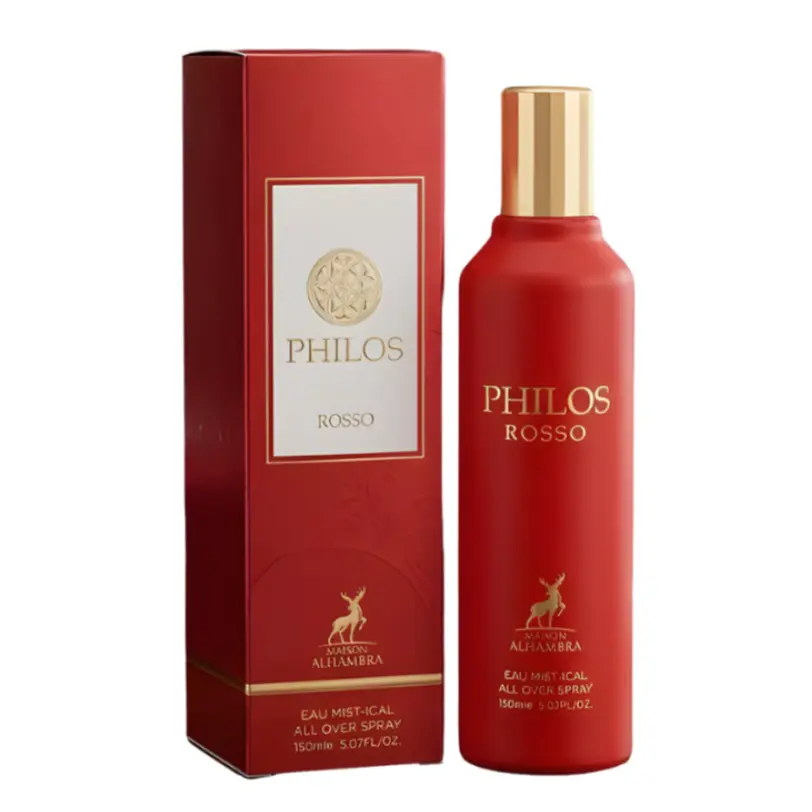 Maison Alhambra Philos Rosso for Unisex All Over Spray, 5.07 Ounce
