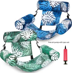 Inflatable Pool Floats Adult,2 Packs Floating Lounge Chairs,Blow up Pool Noodles for Adult Heavy Duty,Floating Chair for Party Summer Water Beach Lake Fun summervibes