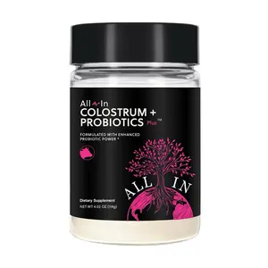 All-In Nutritionals Colostrum + Probiotics Plus - Grass Fed Colostrum Powder + Probiotics Dietary Supplement