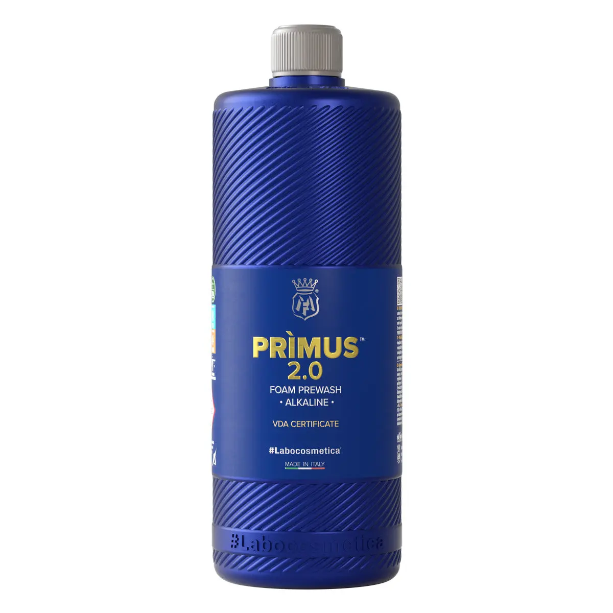 Labocosmetica PRIMUS 2.0 Alkaline Foam Prewash Cleaner, VDA Certified for Effective Car Cleaning and Odour Control, Car Washing Solution, Car Care Products