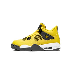 Air Jordan 4 Retro GS "Lightning 2021" Sports Sneaker, Style Code 408452-700