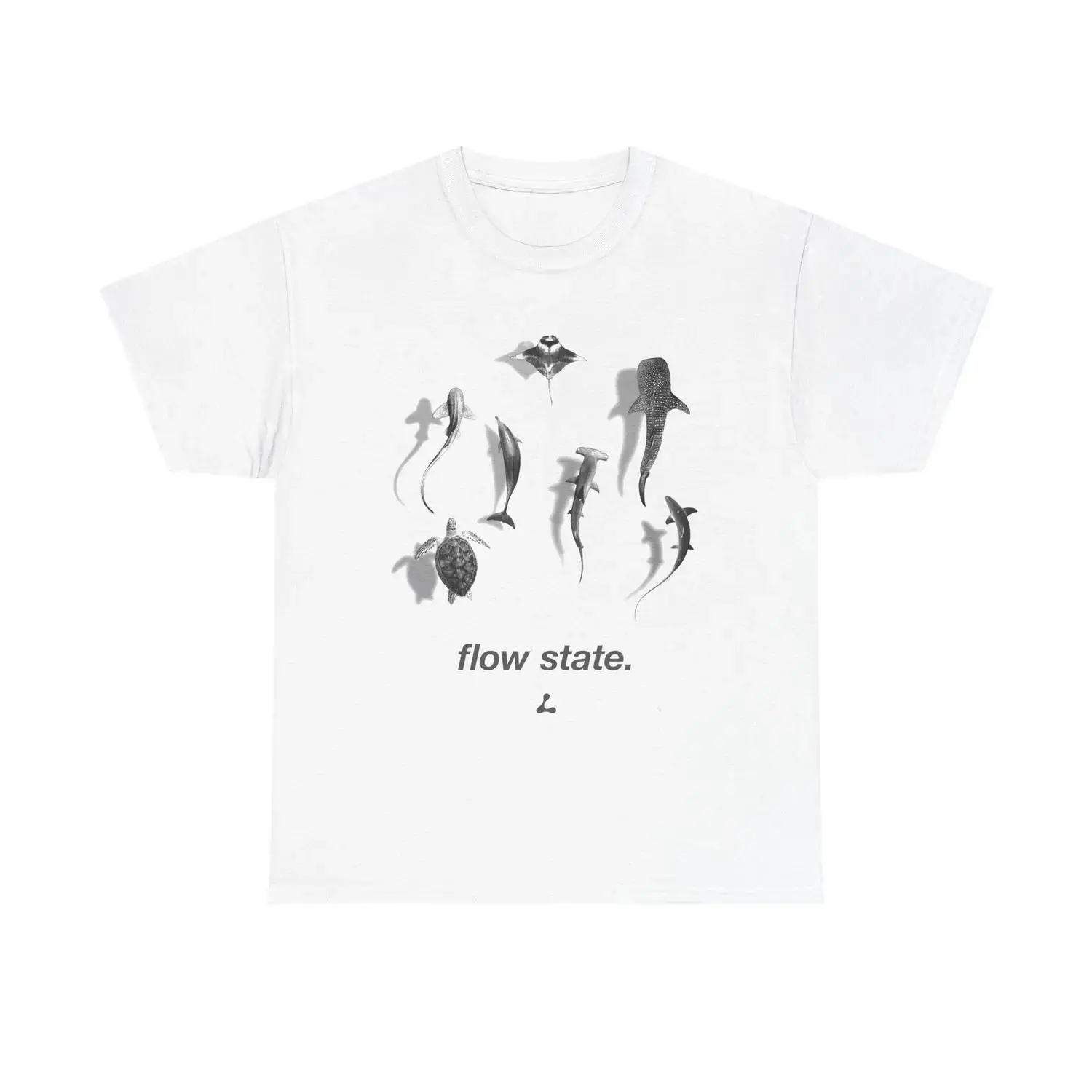 Achieve Flow State with Shark Turtle Dolphin Hammerhead Ray Shirt