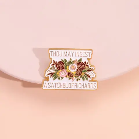 Vintage Letter & Floral Design Brooch, Lapel Brooch, Hat Pins, Flower Brooch Pin, Bouquet Daisy Pin, Durable Metal Pins, Cute Clothes Badge for Women & Men, Enamel Pin Suitable for Backpacks, Jeans, Scarves, Hats Decoration, Alloy Brooch Pin