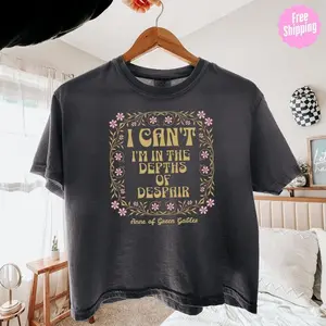 Literary Quote Vintage Crop Tee Comfort Colors Inspired Classic Book Aesthetic Shirt
