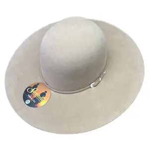 Serratelli Sand Felt Hat Size 7 with 4-1/2 Inch Brim and 6 Inch Crown