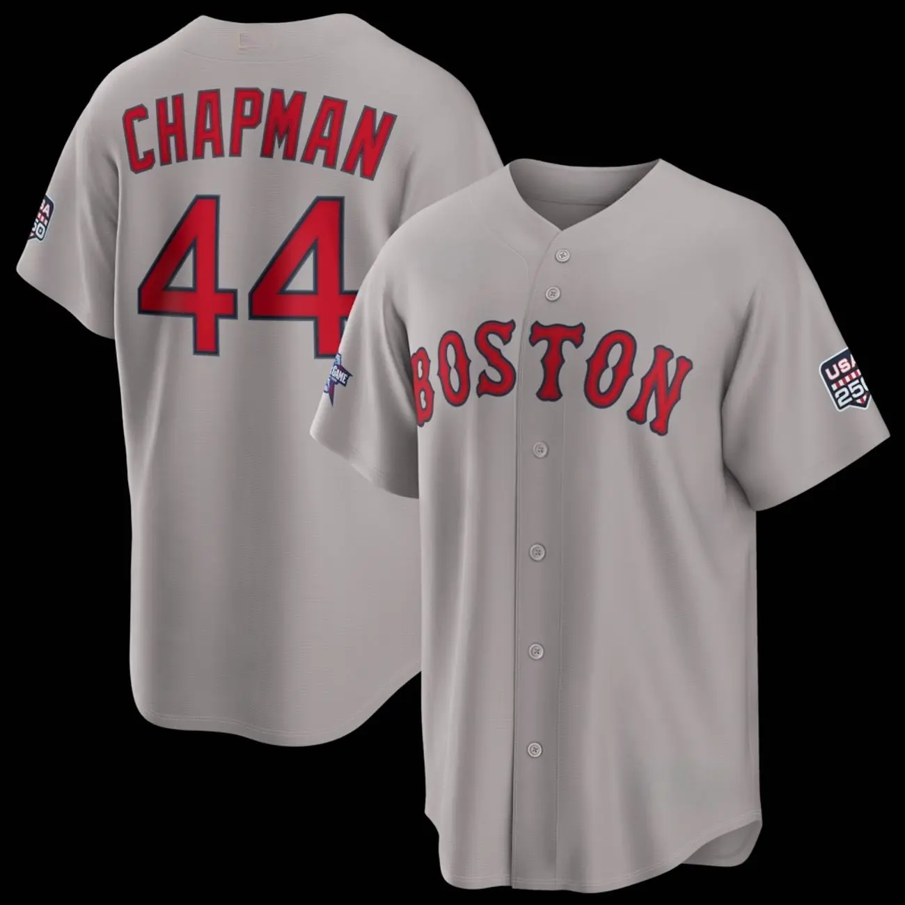Unisex Baseball Collections Inspired by Boston Team Chapman Player 2026 All-Star Game Jersey - Gray Replica Jersey