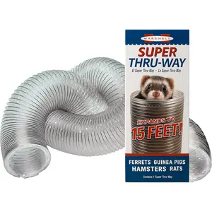 Marshall Pet Products  15-Foot Expandable Play Tube for Ferrets & Small Pets Flexible, Durable & Fun