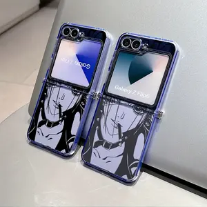 Anime Oosakis Nanas phone case is suitable for Samsung Galaxy Zflip 7 Zflip p5 Zflip 6 Z Flip 7 Flip 5 Flip 6 anti drop Protective transparent soft back cover