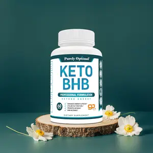 Purely Optimal Keto BHB Capsules – Exogenous Ketones for Ketosis, Energy & Focus – 60 Easy-to-Take Supplement for Low-Carb & Active Lifestyles