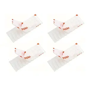 4 Pieces (2 Sets) Mounting Strips for EZ Pass/IPass/IZoom/Sunpass Cars Windshield Toll Transponder Holders Reclosable Fastener Peel and Stick Adhesive Dual Lock Tape Strips