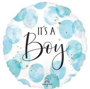 Baby Boy Blue Jumbo Foil Balloon