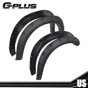 4Pcs Bolt-Riveted Style Fender Flares Fit For 2019-2024 Ram 2500 3500