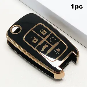for Chevrolet Car Key Protection Case Car Key Protector Key Fob Protector Car Key Accessory Key Fob Shell Soft Durable Tpu Material 360 Degree Protection for Cruze Aveo Trax Sail Malibu Captiva Opel Vauxhall