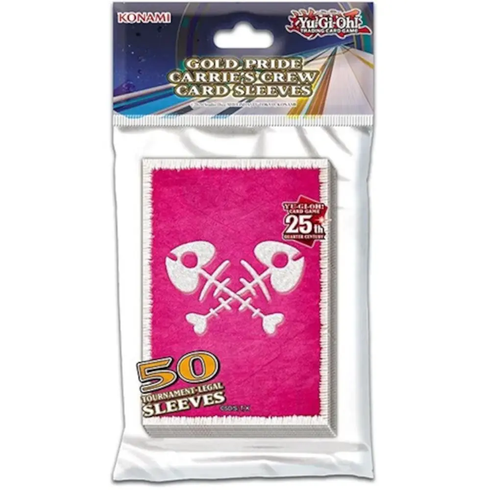 Konami Yu-Gi-Oh Deck Protectors - GOLD PRIDE (Carrie's Crew) (50 Sleeves)