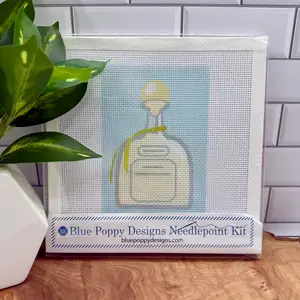 Bottle Needlepoint Kit (isolated bottle)