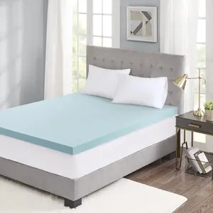 2 inch Queen Mattress Gel Memory Foam Mattress for Cool Sleep ,CertiPUR-US Certified (Queen) col chon ergonomic