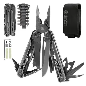 Xhandle MT-05 25-in-1 Folding Pliers EDC Multitool VG10 Steel Cutter 440A Scissors 14 Screwdriver Bits Saw File Outdoor Camping Tool Gift for Men