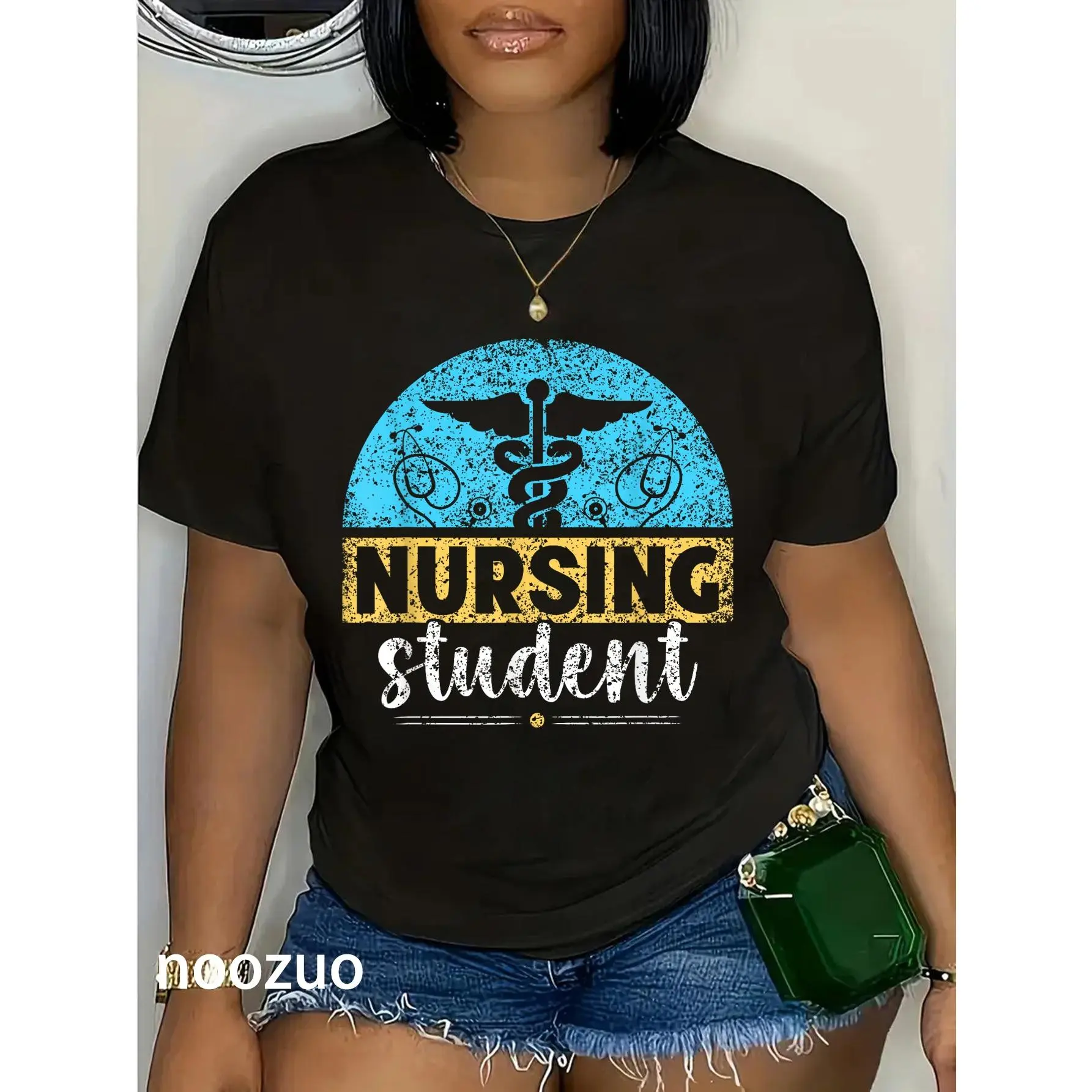 100% Cotton Nursing Student Study Nurse Graduate Nursing School T-Shirt