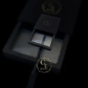 CEJEWELRY GIFT BOX - Elegant Black Jewelry Packaging with Clear Window for Showcase - Perfect for Gift Giving and Collectors Gift Box Design