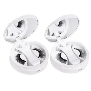 Glue-Free Magnetic Eyelashes – Natural Mink Style Reusable False Lashes, Lightweight & Comfortable, Easy to Apply with No Mess, TikTok Trending Daily Makeup Essential
