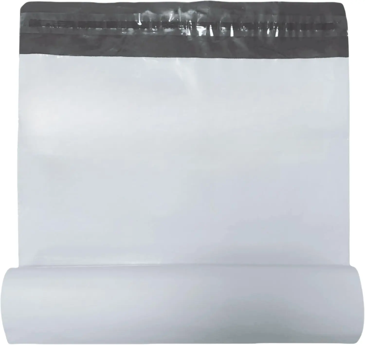 White Poly Mailers (12.5x16 in) - Waterproof, Self-Sealing Postal Bags, Shipping Envelopes, Plastic Shipping Envelopes for Apparel, Non-Fragile Items, Machine Cut, Customize Brand, 10-Pack Office Postal Supplies