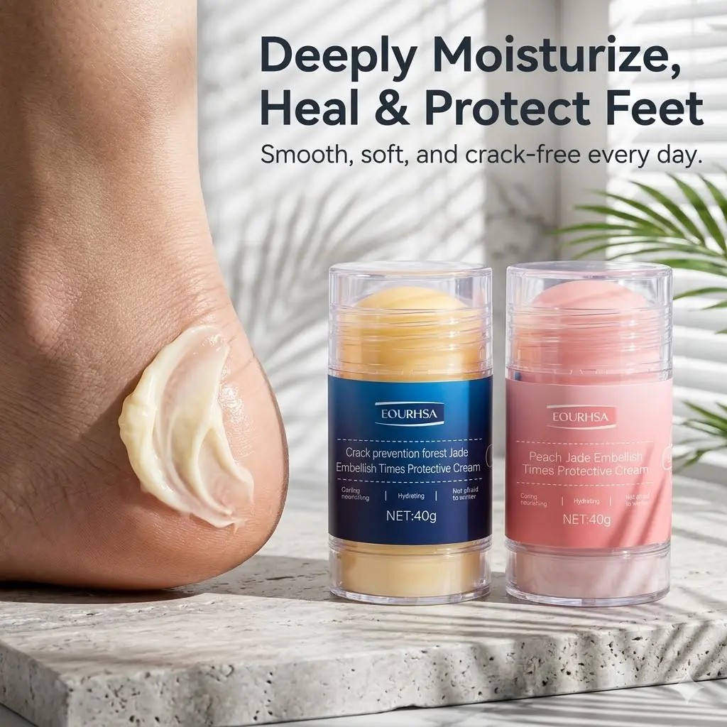 Buy 1 Get 1,Foot Care Cream,Anti Cracked Foot Cream,Moisturizing,Anti Crack,Softening and Nourishing Cream for Dry,Cracked Feet heel treatment anti-crack lotion crema hidratante para pies beauty repair stick hand balm