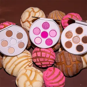 Lurella Cosmetics The Concha Collection Eyeshadow Set with Assorted Shades and Lip Gems