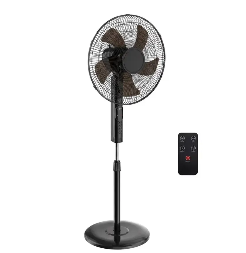 17" Pedestal Fans with RemotPe, Quiet Standing Fan for Bedroom Office, Adjustable Height, Timer & Multiple Modes