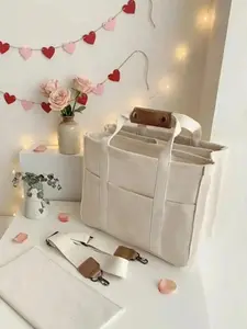 CYX Valentine's Day Personalized Handbag, Shoulder Bag, Casual Shopping Bag, Large Capacity, Lightweight, Multifunctional, Suitable for Work, Travel, School