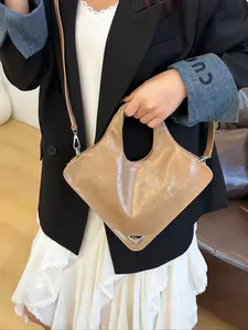 Trendy Triangle Handbag for Women, High-End Dumpling Bag Design, Fashionable Shoulder Crossbody Bag, Unique Style Accessory