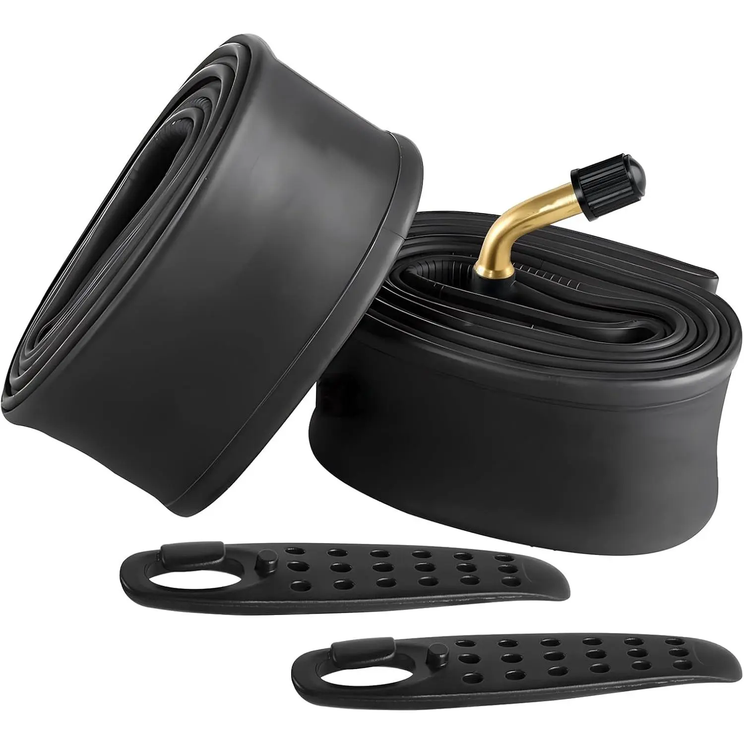2 Pack Heavy-Duty 14 x 2.125 Electric  Inner Tubes with Angled Schrader Valve & 2 Tire Levers, Reinforced Butyl Puncture-Resistant Replacement for Electric Scooters, E-, Bicycle Tires Yifanyou Sports