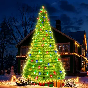 EVEDIOR 49-inch Christmas Party Strawberry Light Tree - IP65 Waterproof, Outdoor Decoration, Holiday Light Display, Christmas Ornaments Gift