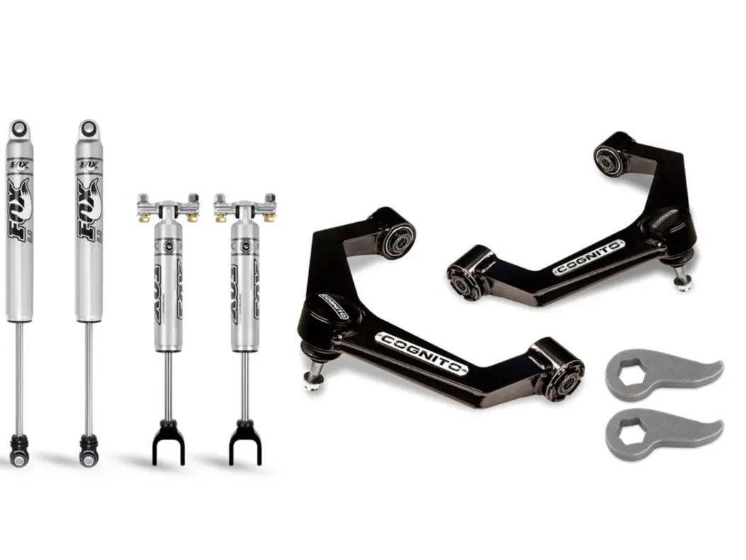 3inch Cognito Performance Leveling Kit with Fox 2.0 Shocks | 2020-2026 Chevy/GMC 2500/3500