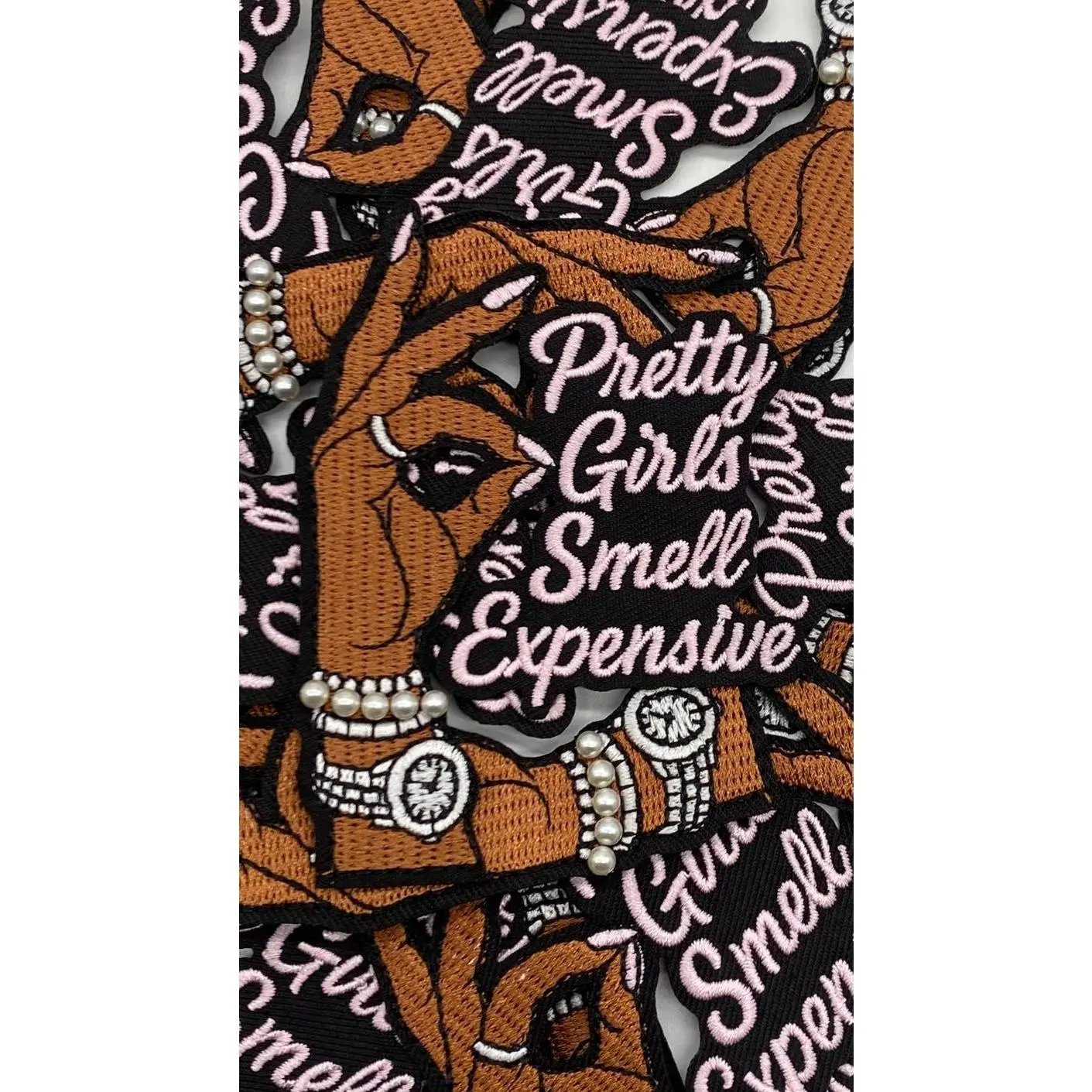 Prideful Patchez, Pretty Girls Patch Iron on Patch, Sew On Patch, Jacket patch, Embroidered Patch, Crafting, Crafts Embroidered Patches