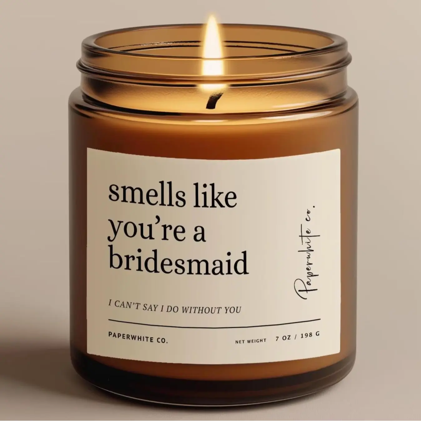 Bridesmaid Proposal Gift Candle, Personalized Bridesmaid Candles, Will You Be My Bridesmaid Gifts, Bulk Proposal Box Bridal Party Favor, , Bridesmaid Proposal Gift, Will You Hold My Dress Candle, Bridal Party Gifts for Wedding Bachelorette Party