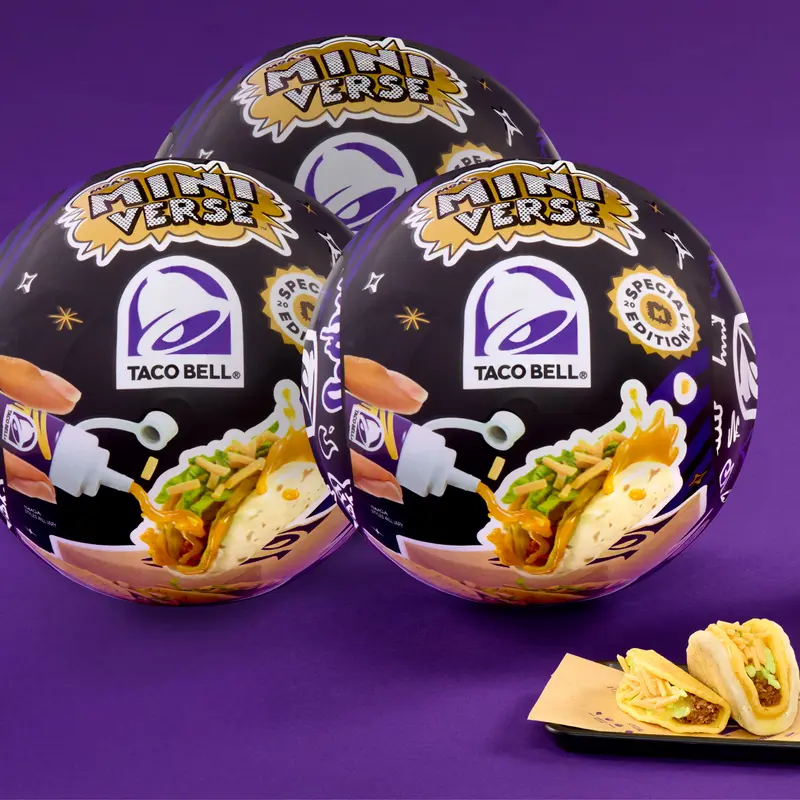 3-Pack MGA's Miniverse Taco Bell Special Edition: Cheesy Gordita Crunch & Crunchy Tacos