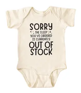 [Lunicora] The Sleep You're Ordered Is Out Of Stock Onesie, Funny Baby Bodysuit, Sarcastic Novelty Baby Onesie, Funny Infant Onesie