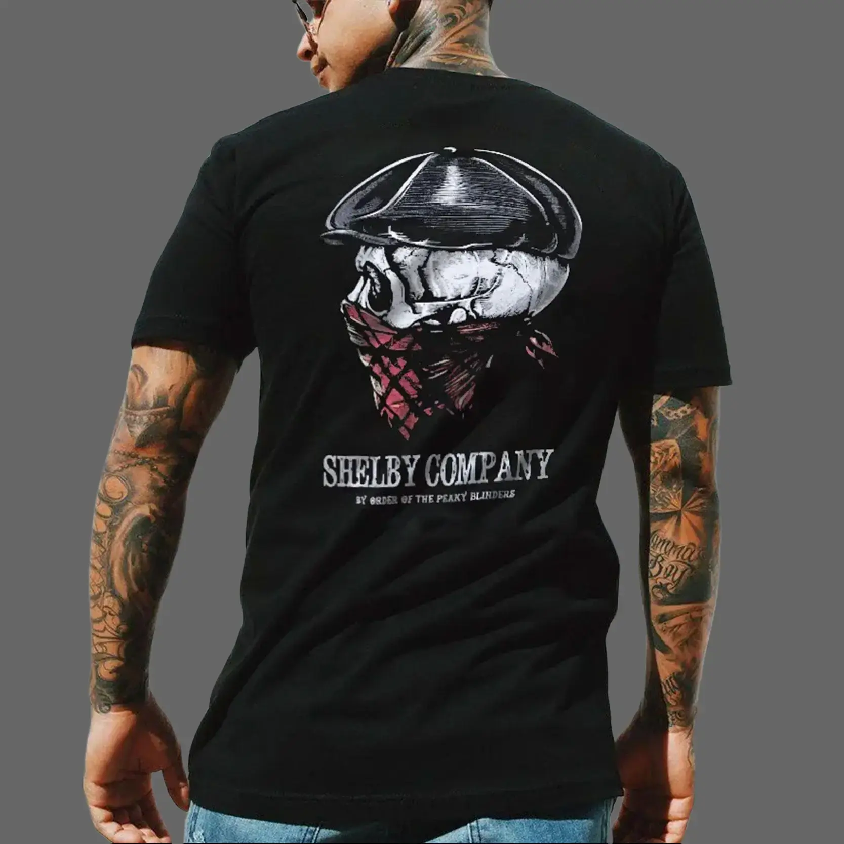 Shelby Company By Order Of The Peaky Blinders Skull Print Men's T-shirt
